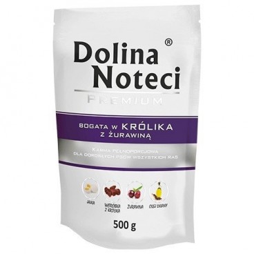 Dolina Noteci Premium królik z żurawiną 10x500g