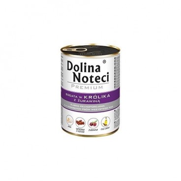 Dolina Noteci Premium królik z żurawiną 24x400g