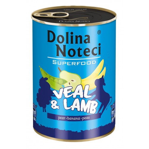 Dolina Noteci Superfood cielęcina i jagnięcina 6x400g