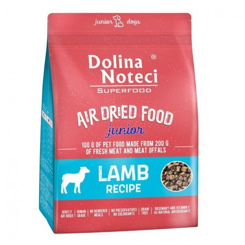 Dolina Noteci SuperFood danie z jagnięciny dla psów juniorów 1kg