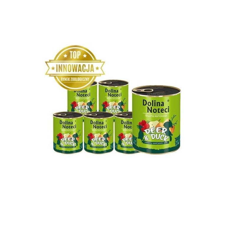 Dolina Noteci Superfood jeleń i kaczka 6x400g