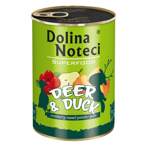 Dolina Noteci Superfood jeleń i kaczka 6x400g