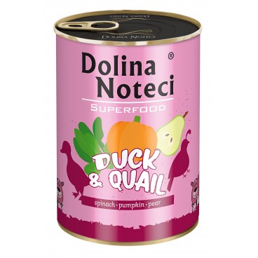 Dolina Noteci Superfood kaczka i przepiórka 6x400g