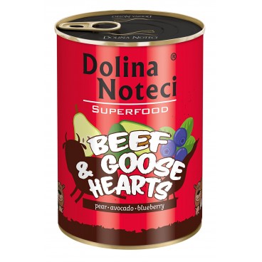 Dolina Noteci Superfood wołowina i serca gęsi 6x400g