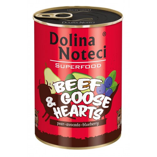 Dolina Noteci Superfood wołowina i serca gęsi 6x400g