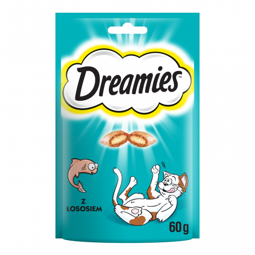 DREAMIES 6x60g – przysmak dla kota, o smaku wybornego łososia