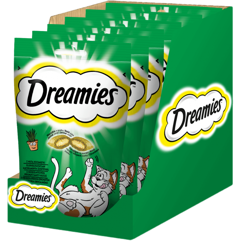 DREAMIES 6x60g – przysmak dla kota, z nutą kocimiętki