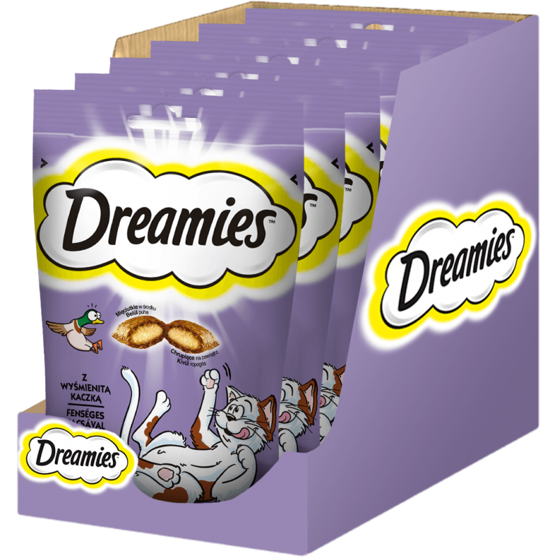 DREAMIES 6x60g - przysmak dla kota z wyśmienitą kaczką