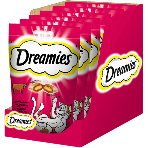 DREAMIES 6x60g - przysmak dla kota z wyśmienitą wołowiną