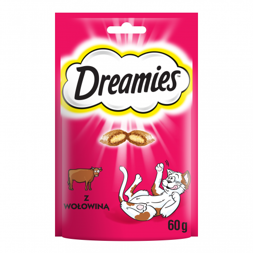 DREAMIES 6x60g - przysmak dla kota z wyśmienitą wołowiną