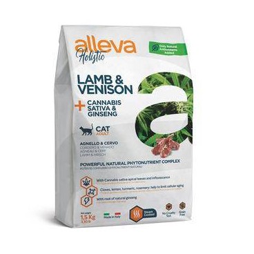 ALLEVA HOLISTIC ADULT CAT LAMB & VENISON 1,5 KG