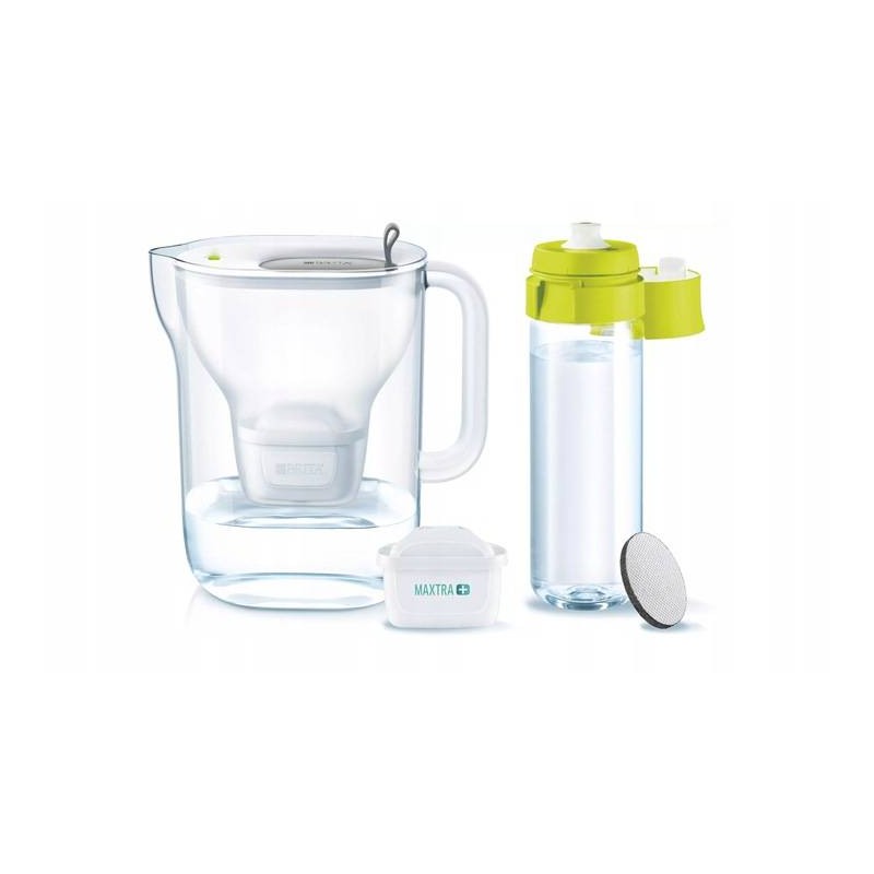 Dzbanek filtrujący Brita STYLE XL 3,6L + Brita Butelka filtrująca Fill&Go VITAL limonka