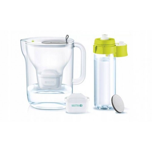 Dzbanek filtrujący Brita STYLE XL 3,6L + Brita Butelka filtrująca Fill&Go VITAL limonka