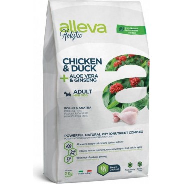 Alleva Holistic Adult Chicken Duck mini 12kg