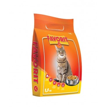 Favorit kot z kurczakiem 3x1,5kg + GRATIS