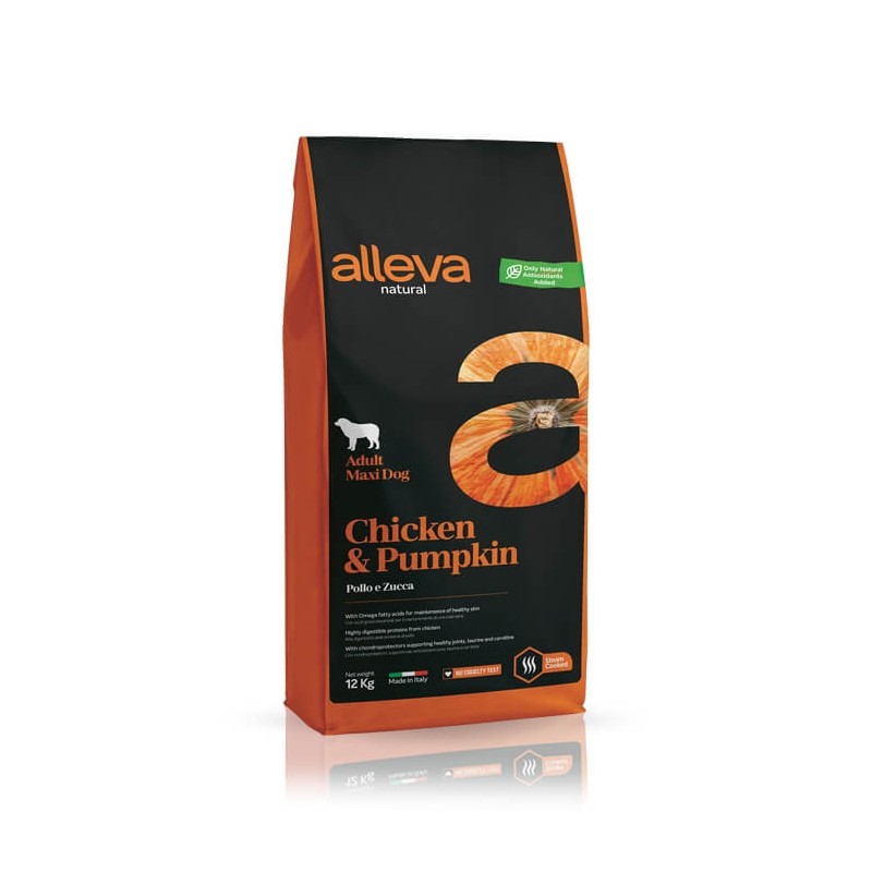 ALLEVA NATURAL (ADULT MAXI) CHICKEN & PUMPKIN 12 KG