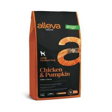 ALLEVA NATURAL (ADULT MEDIUM) CHICKEN & PUMPKIN 12 KG