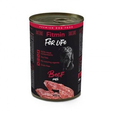 FITMIN FOR LIFE BEEF 400g karma mokra wołowina