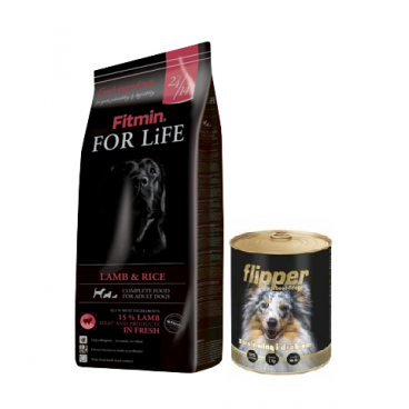 FITMIN For Life Lamb&Rice 3kg + GRATIS