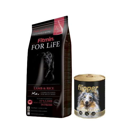 FITMIN For Life Lamb&Rice 3kg + GRATIS