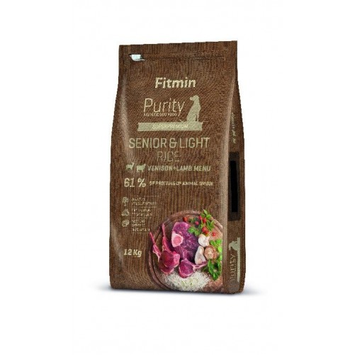 Fitmin Purity Rice Senior&Light Venison&Lamb 2kg