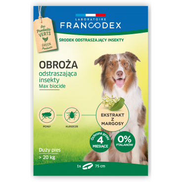 FRANCODEX Obroża dla dużych psów powyżej 20 kg