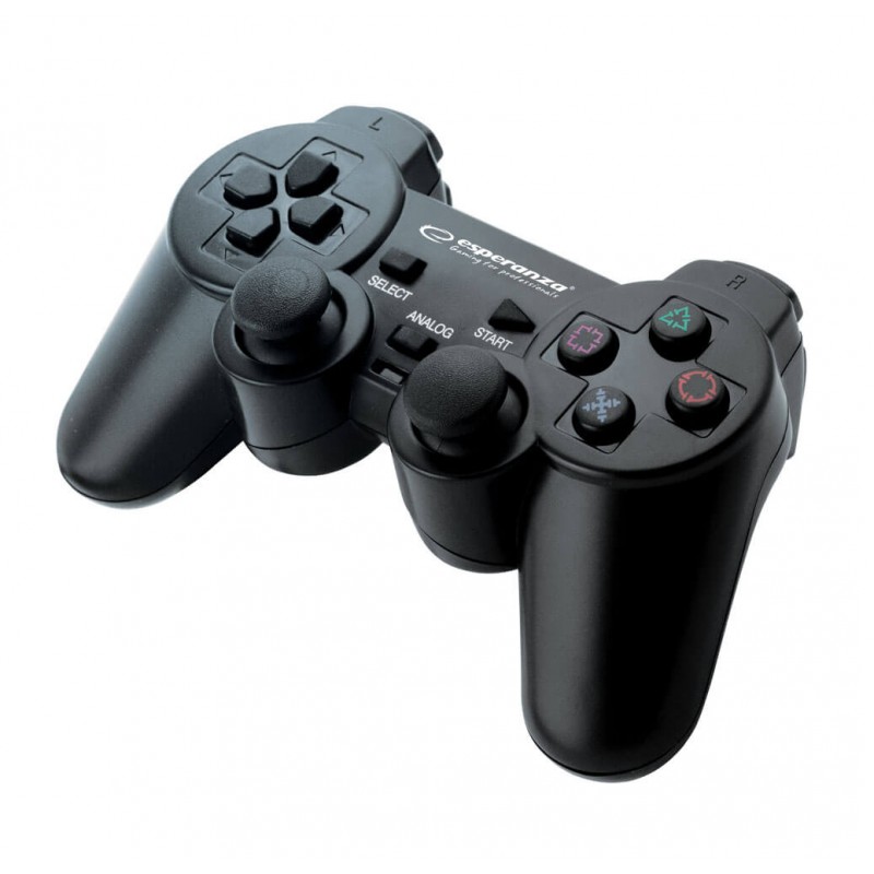 GAMEPAD PAD DO PS2 PS3 PC 2 x WIBRACJA USB ANALOG