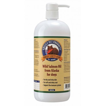 Grizzly Wild Salmon Oil 1000ml