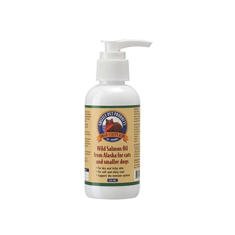 Grizzly Wild Salmon Oil 125ml