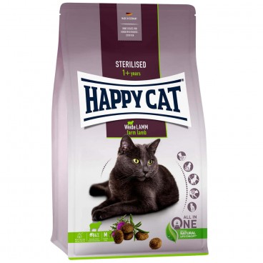 Happy Cat Sterilised Farm Lamb 1,3kg