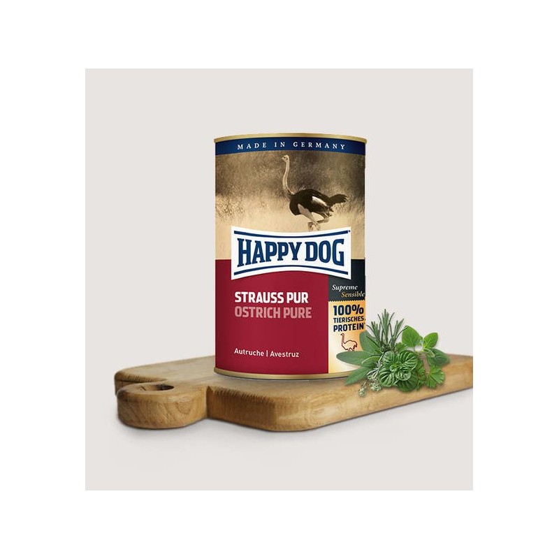 Happy Dog Struś 400g