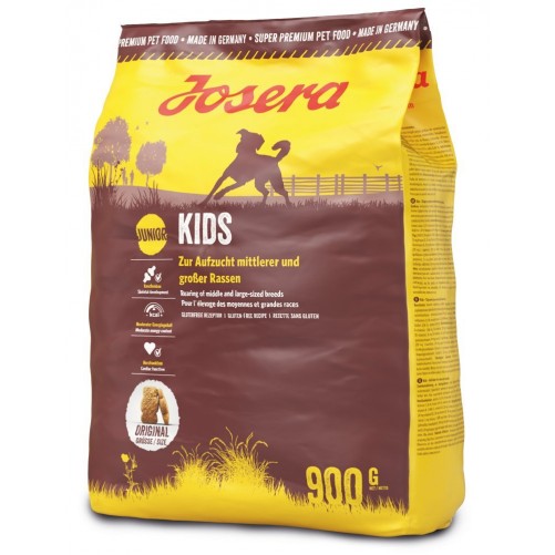 JOSERA Kids 900g - sucha karma dla dorastających psów średnich i dużych ras od 2 miesiąca życia