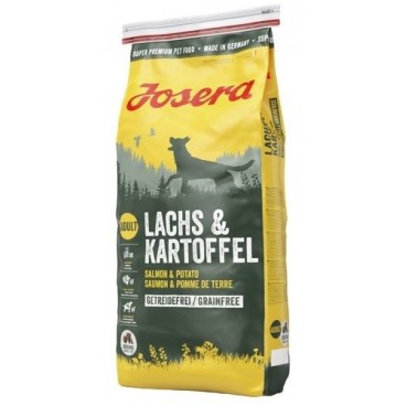 JOSERA Lachs & Kartoffel 15kg + obroża na pchły Primavera