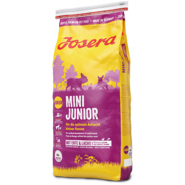 Josera Mini Junior 15 kg + obroża na pchły Primavera