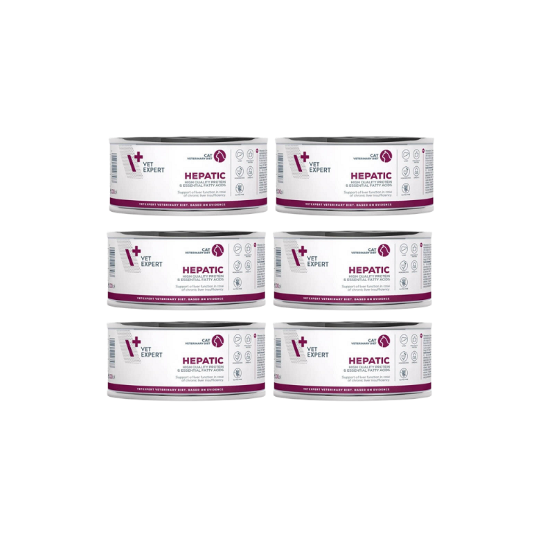 4T Veterinary Diet Hepatic Cat 6x100g